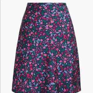 J Crew Factory Bias Cut Foral Skirt - Sz XS